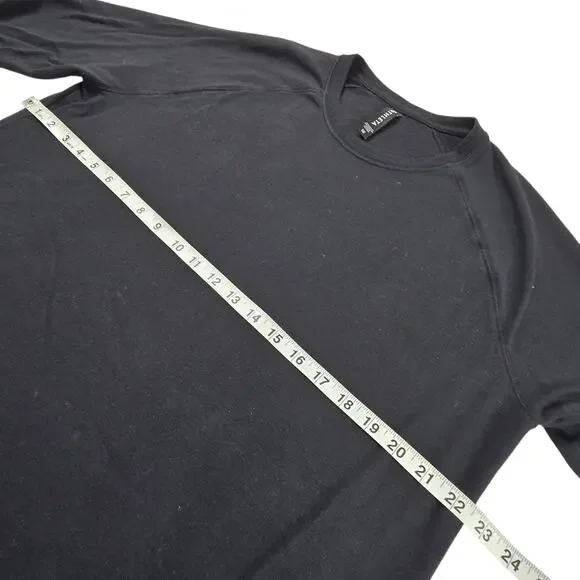 Athleta Mindset Sweatshirt Size 1X Black Soft Nirvana Knit #472751 - Picture 8 of 10